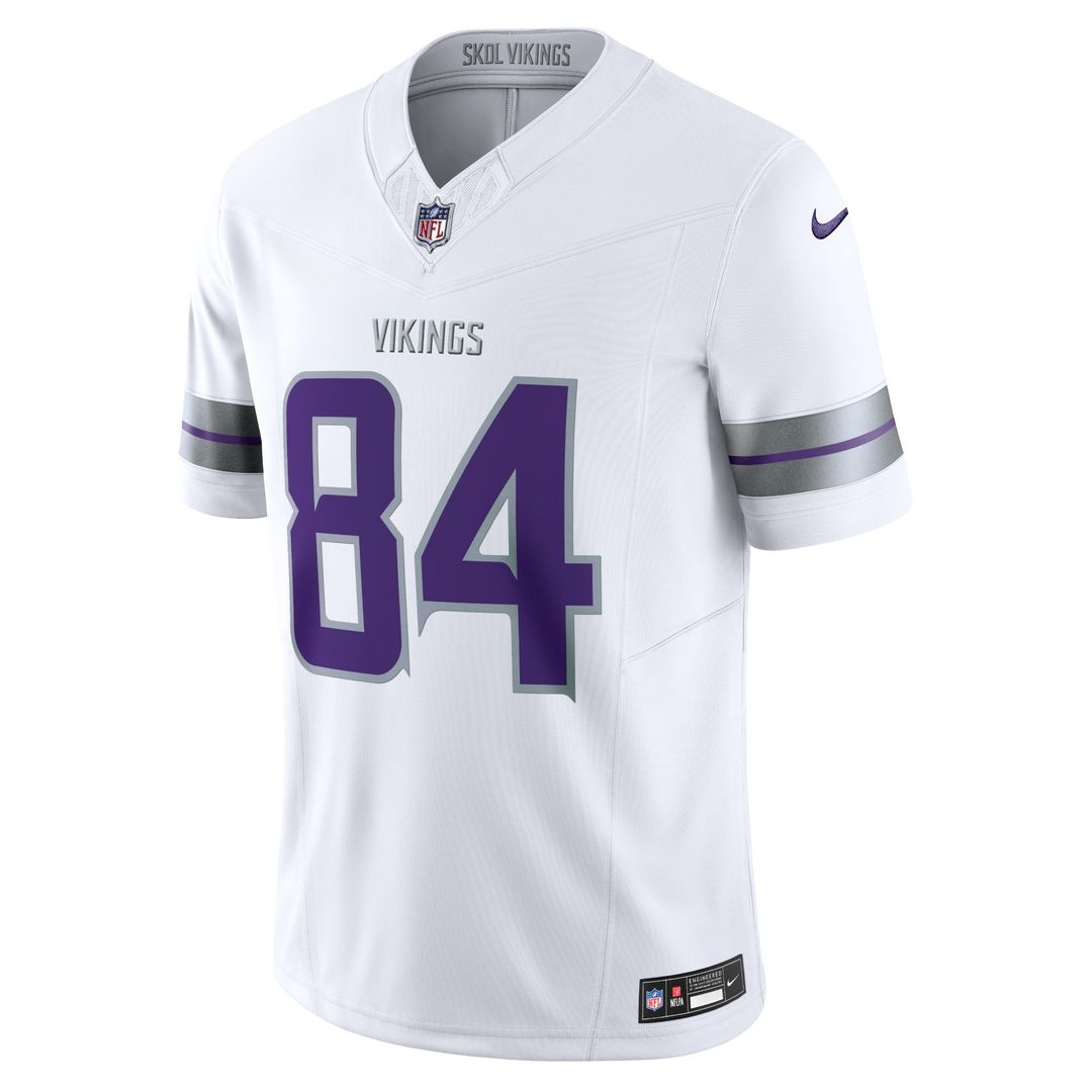 Minnesota Vikings Randy Moss Nike White Alternate Vapor F.U.S.E. Retired Player Limited Jersey