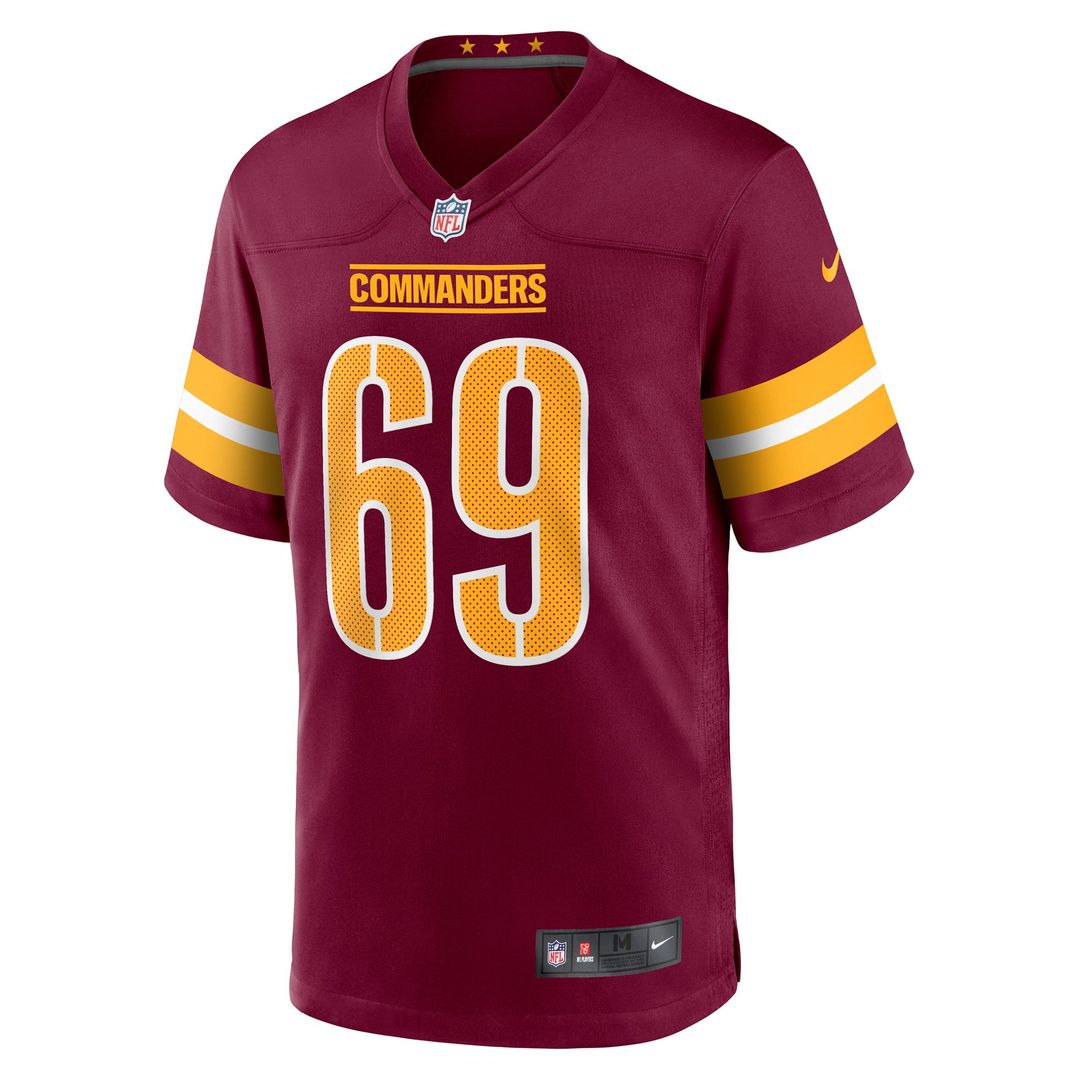 Washington Commanders Tyler Ott Nike Burgundy Game Jersey