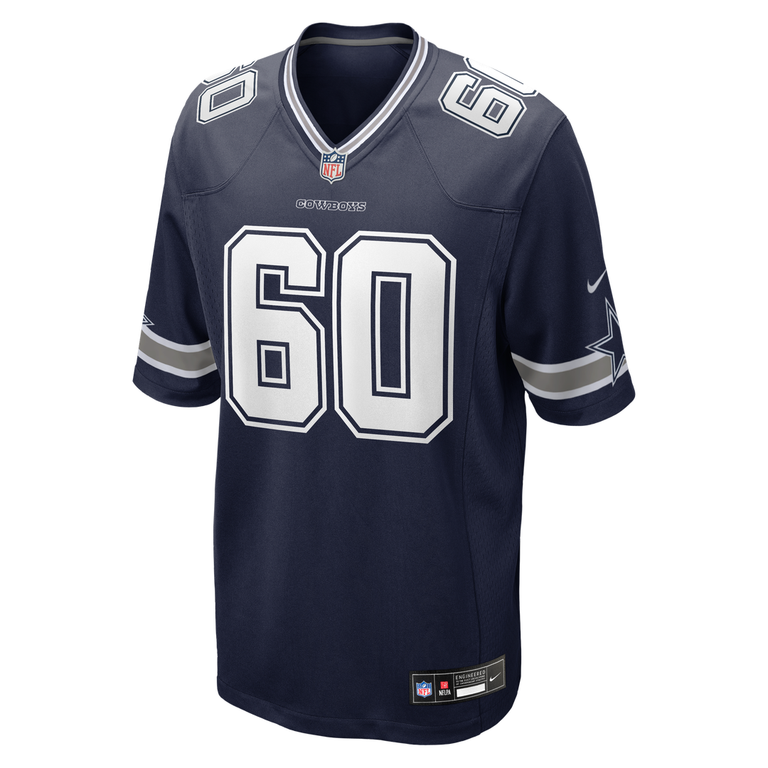 Dallas Cowboys Tyler Guyton Nike Navy Player Game Jersey