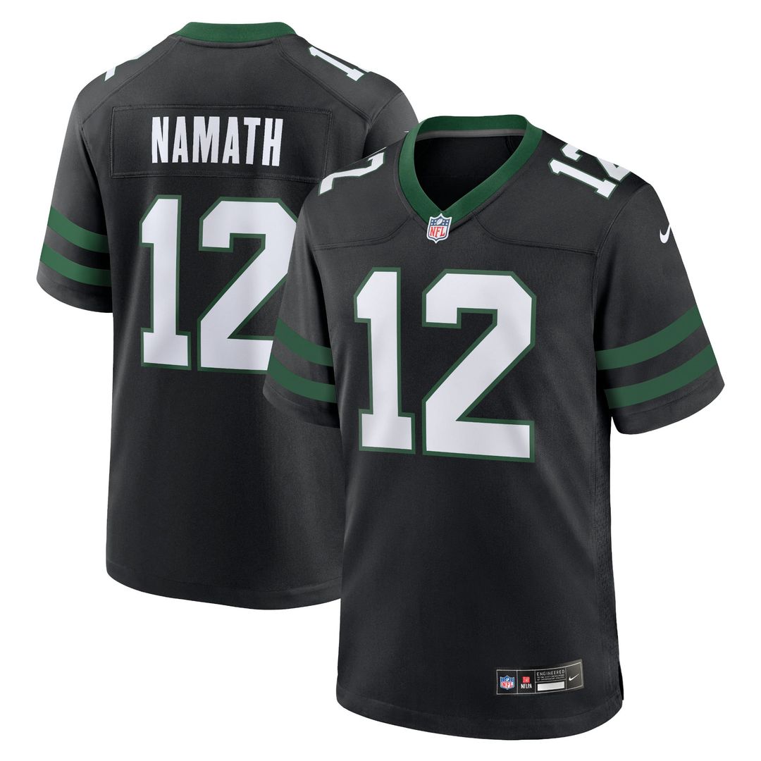 New York Jets Joe Namath Nike White Classic Alternate Retired Player Game Jersey