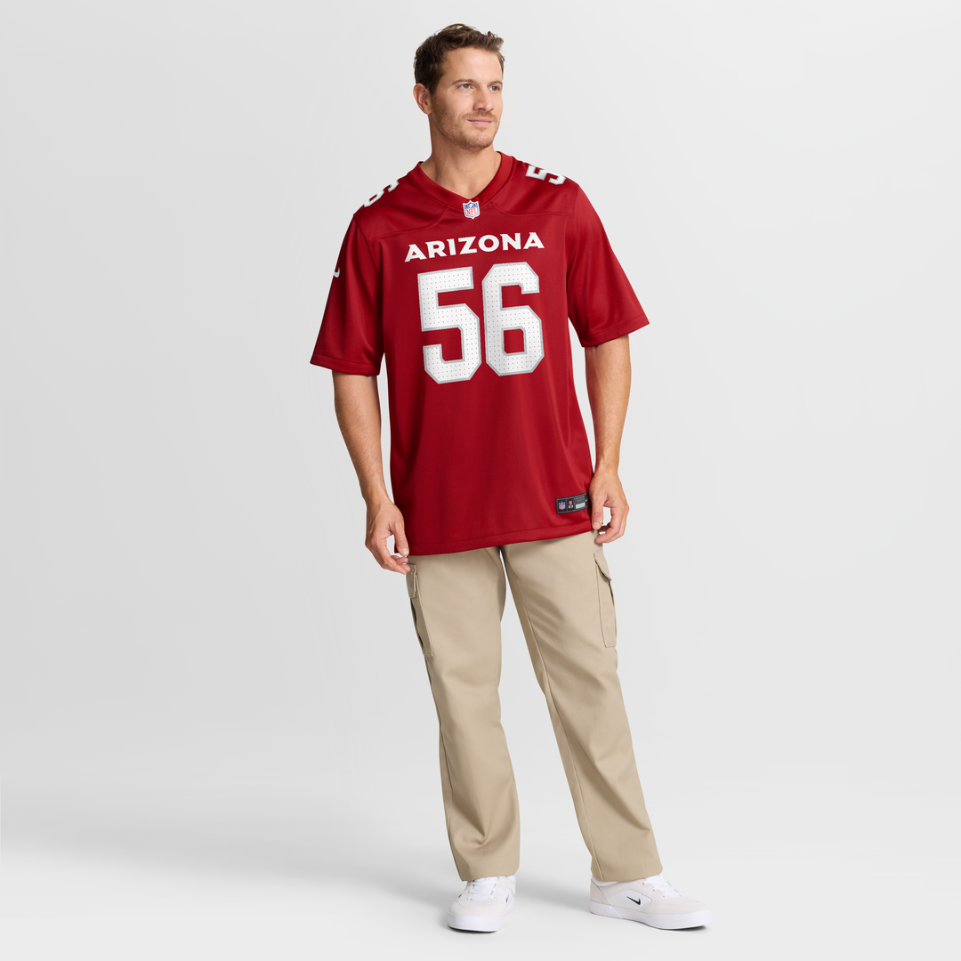 Arizona Cardinals Darius Robinson Nike Cardinal Team Game Jersey