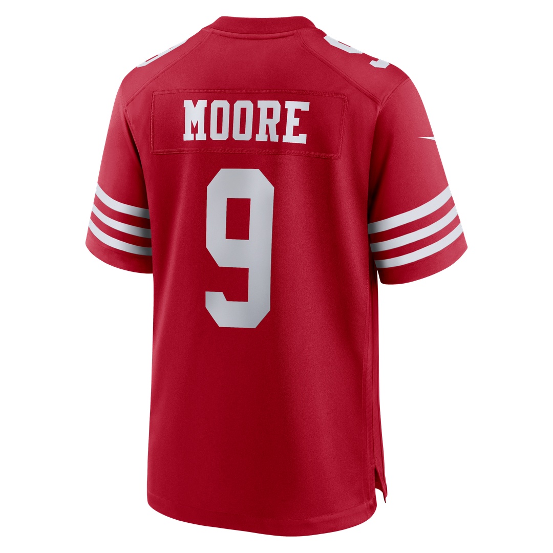 San Francisco 49ers Skyy Moore Nike Scarlet Team Game Jersey