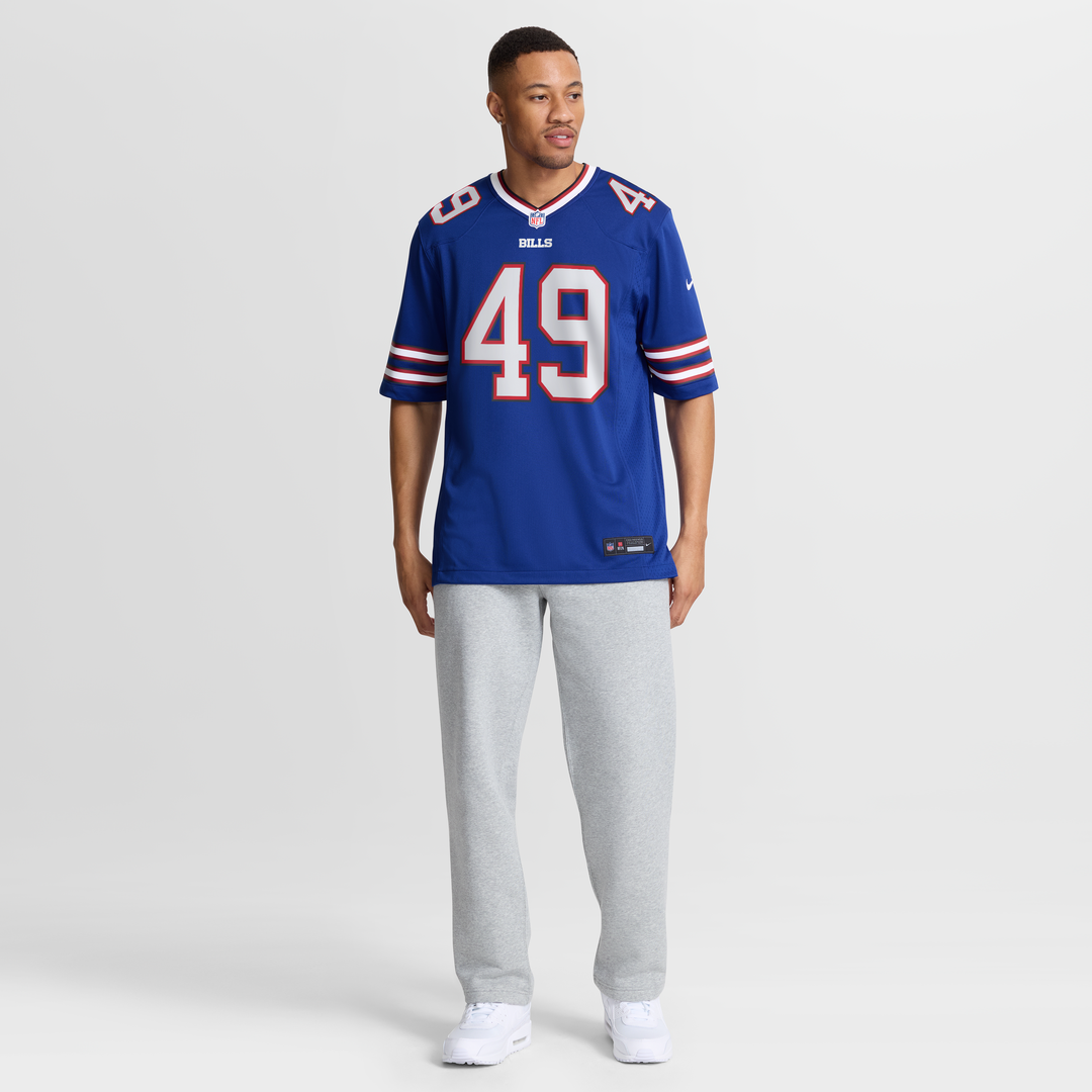 Buffalo Bills DaShaun White Nike Royal Team Game Jersey