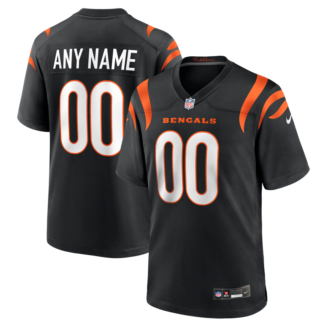 Cincinnati Bengals Nike White Game Custom Jersey