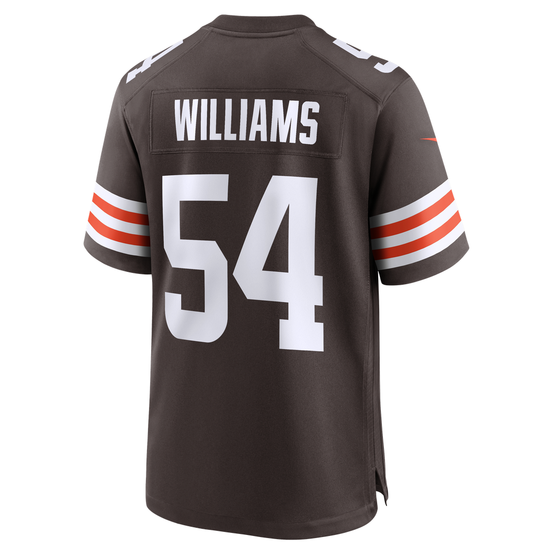 Cleveland Browns Sam Williams Nike Brown Team Game Jersey