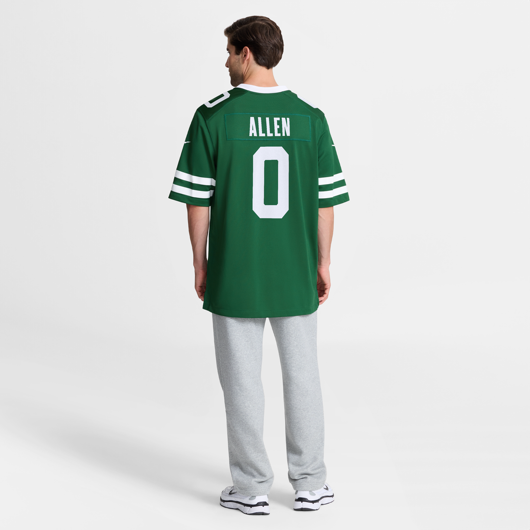 New York Jets Braelon Allen Nike Legacy Green Game Jersey