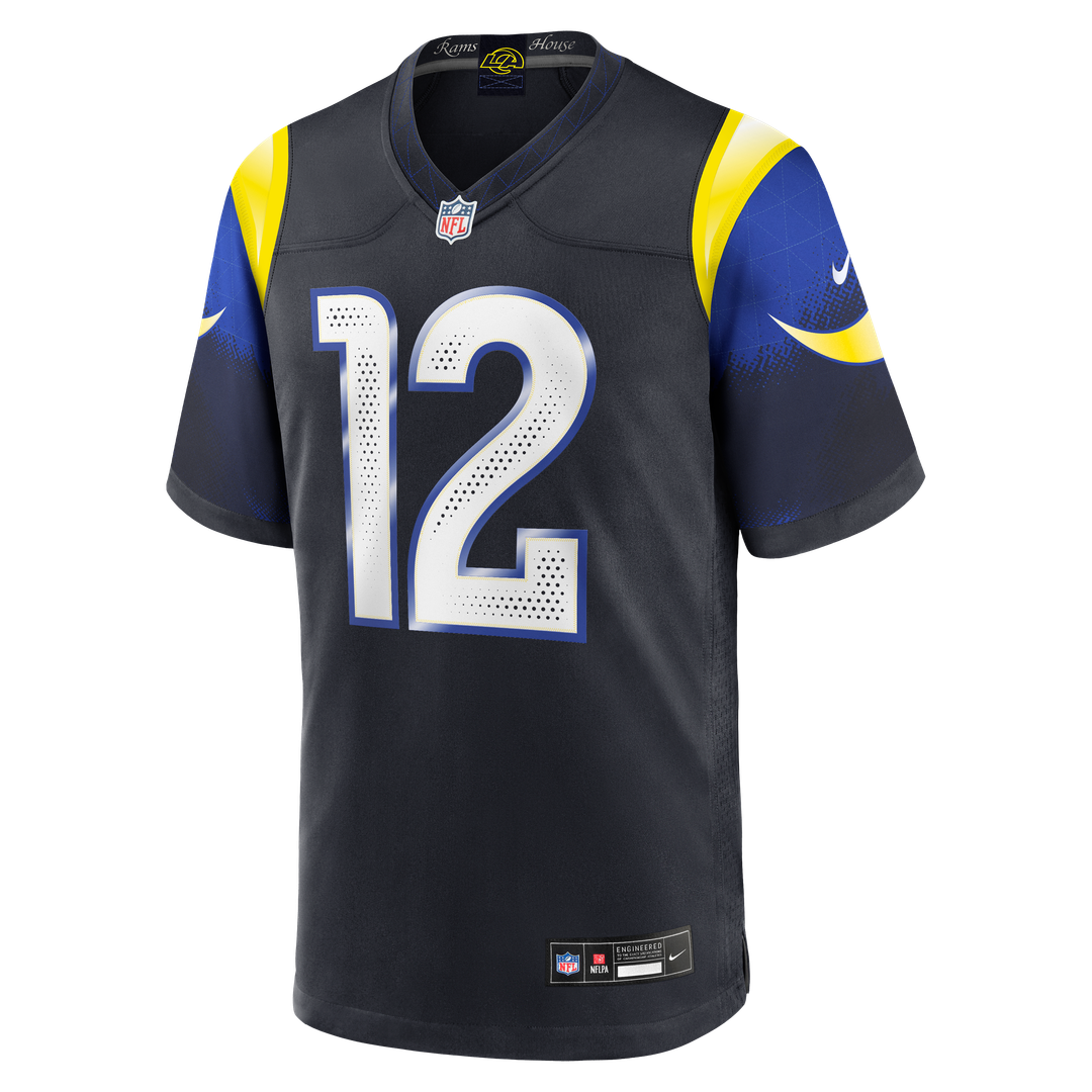 Los Angeles Rams Puka Nacua Nike Dark Blue Rivalries Collection Game Jersey