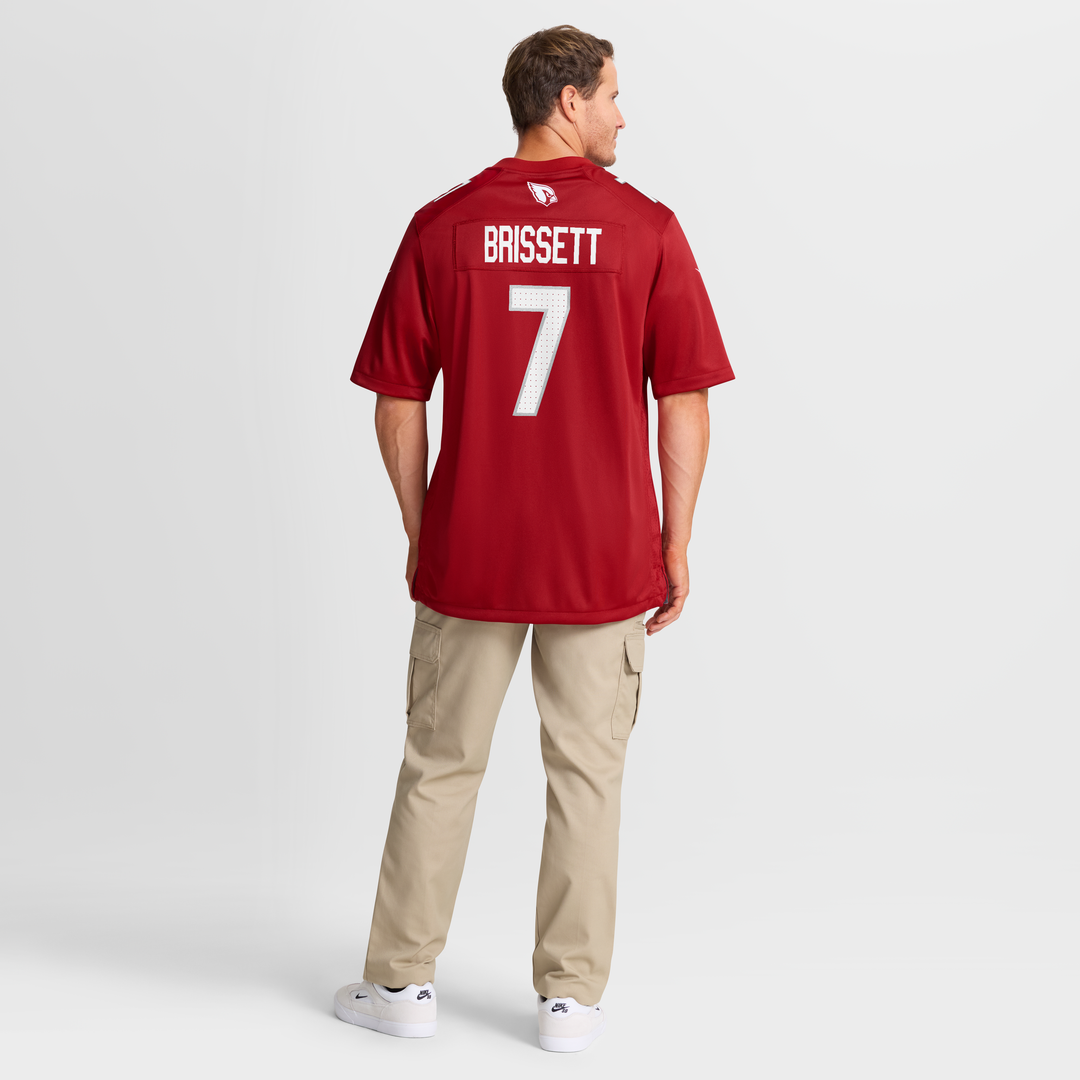Arizona Cardinals Jacoby Brissett Nike Cardinal Team Game Jersey
