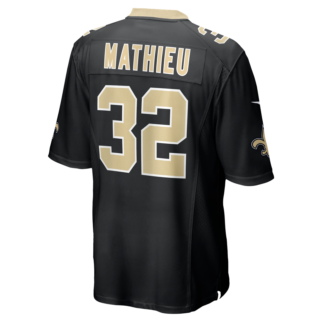 New Orleans Saints Tyrann Mathieu Nike Gold Gameday Golds Alternate Game Player Jersey