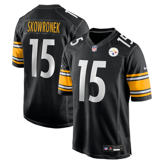 Pittsburgh Steelers Ben Skowronek Nike Black Team Game Jersey