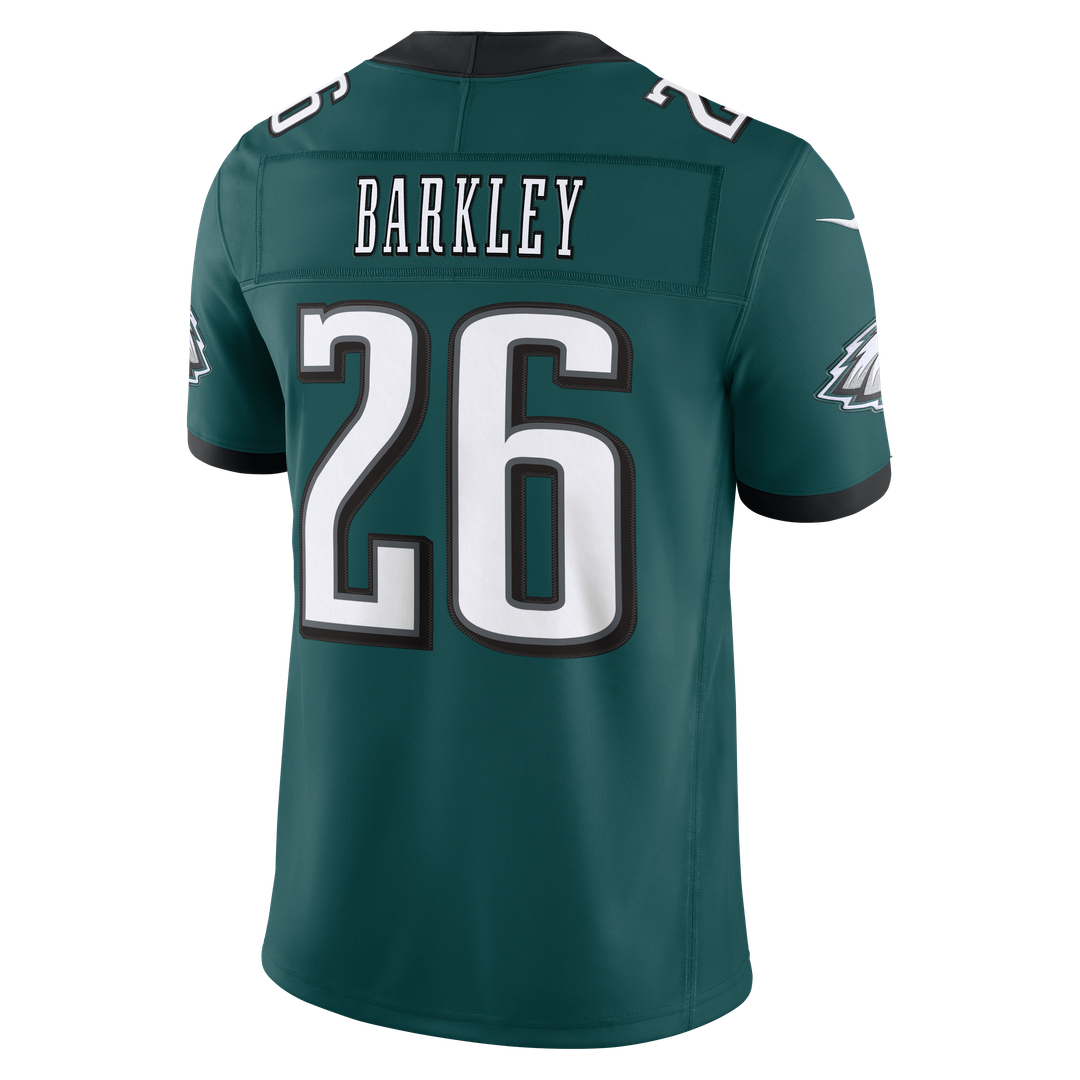 Philadelphia Eagles Saquon Barkley Nike White Vapor F.U.S.E. Stitched Limited Jersey