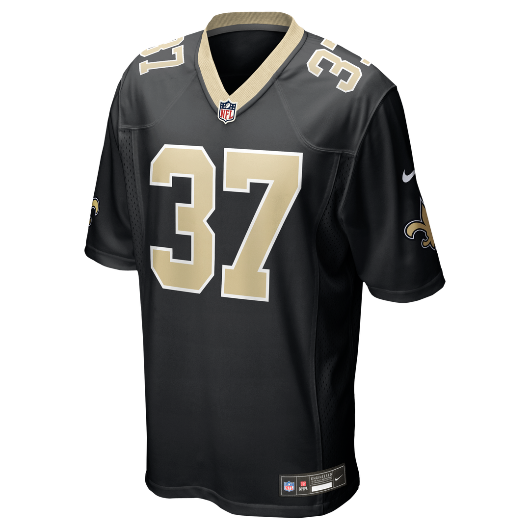 New Orleans Saints Steve Gleason Nike Black Game Retired Player Jersey