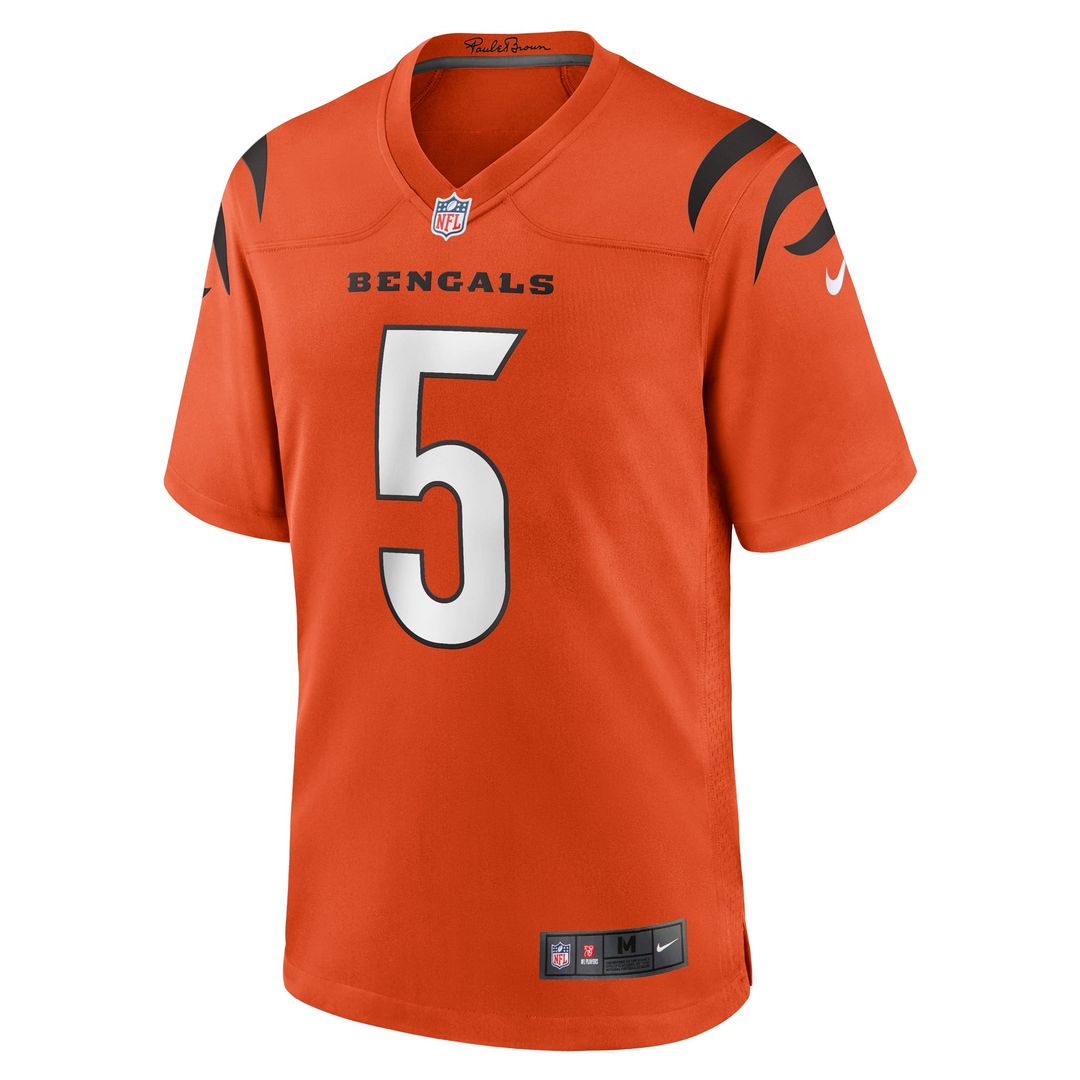 Cincinnati Bengals Tee Higgins Nike Black Game Player Jersey