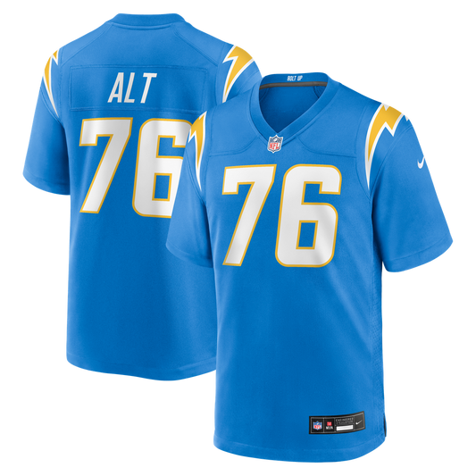 Los Angeles Chargers Joe Alt Nike Powder Blue Player Game Jersey