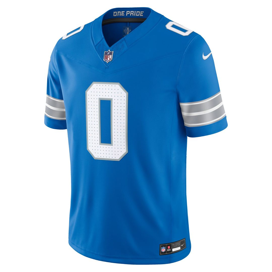Detroit Lions Jahmyr Gibbs Nike White Vapor F.U.S.E. Stitched Limited Jersey