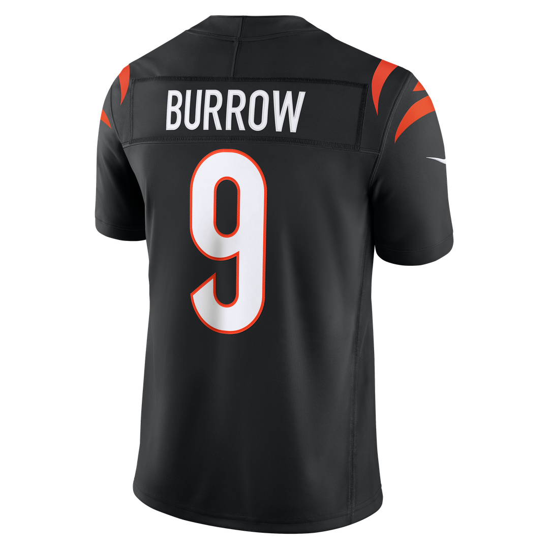Cincinnati Bengals Joe Burrow Nike Orange Alternate Vapor F.U.S.E. Stitched Limited Jersey