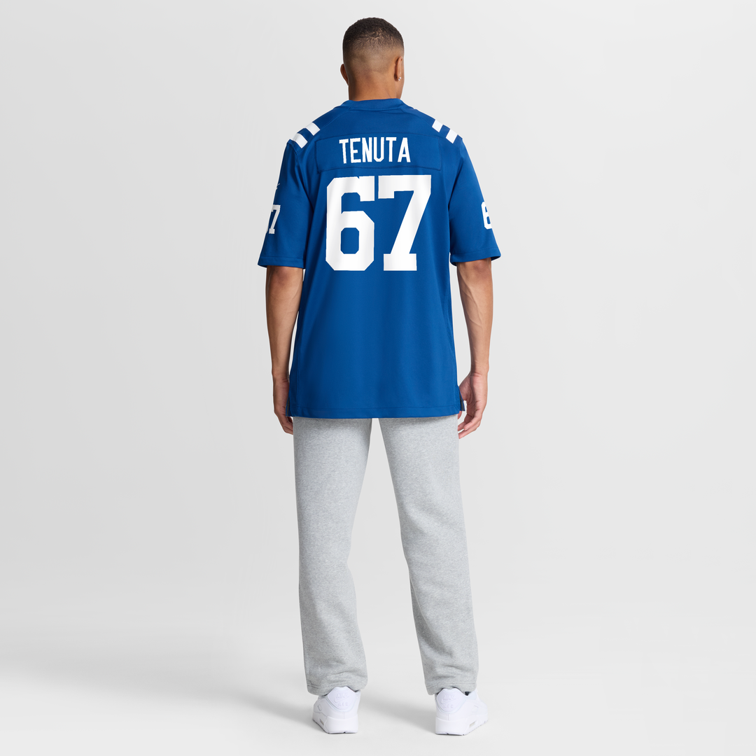 Indianapolis Colts Luke Tenuta Nike Royal Team Game Jersey