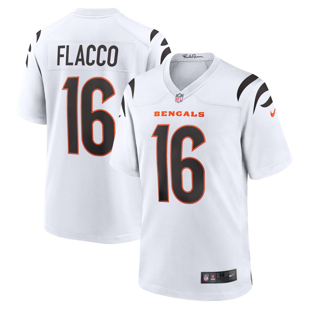 Cincinnati Bengals Joe Flacco Nike Orange Alternate Game Jersey
