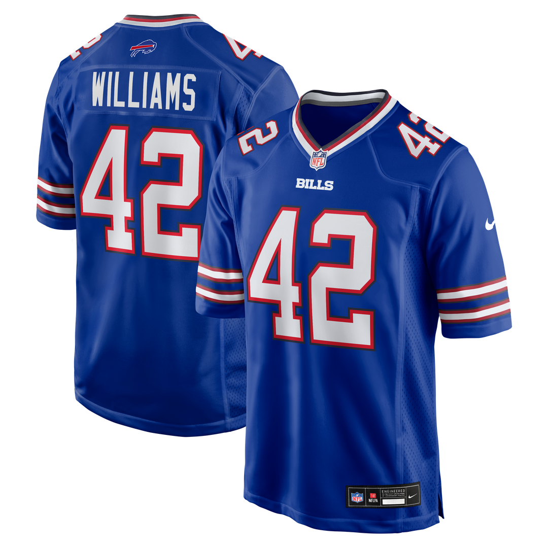 Buffalo Bills Dorian Williams Nike Royal Home Game Jersey
