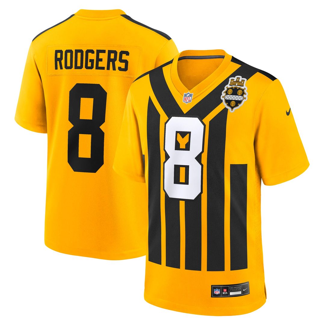 Pittsburgh Steelers Aaron Rodgers Nike White Game Jersey