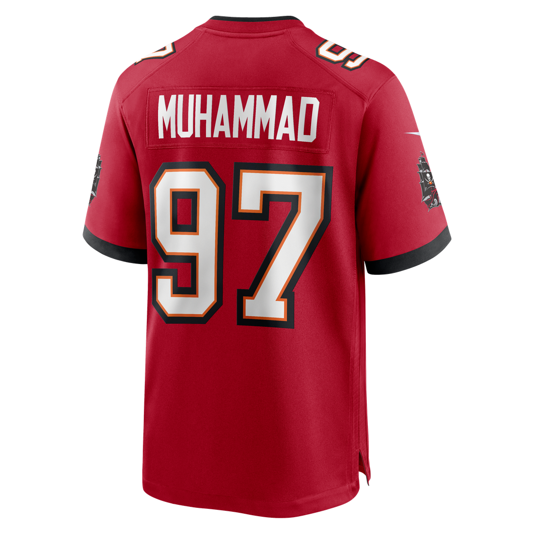 Tampa Bay Buccaneers Al-Quadin Muhammad Nike Red Team Game Jersey