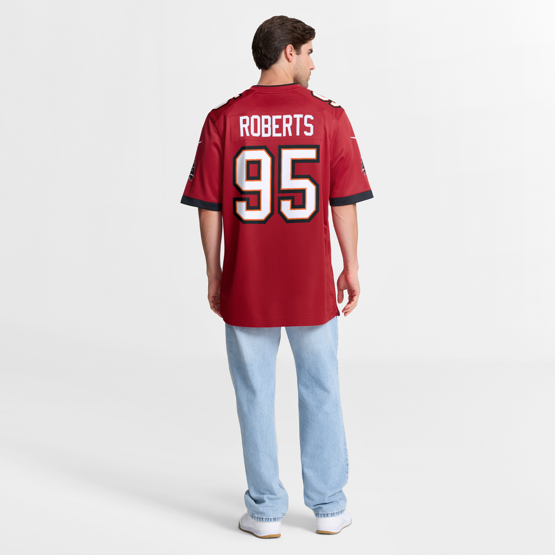 Tampa Bay Buccaneers Elijah Roberts Nike Red Team Game Jersey