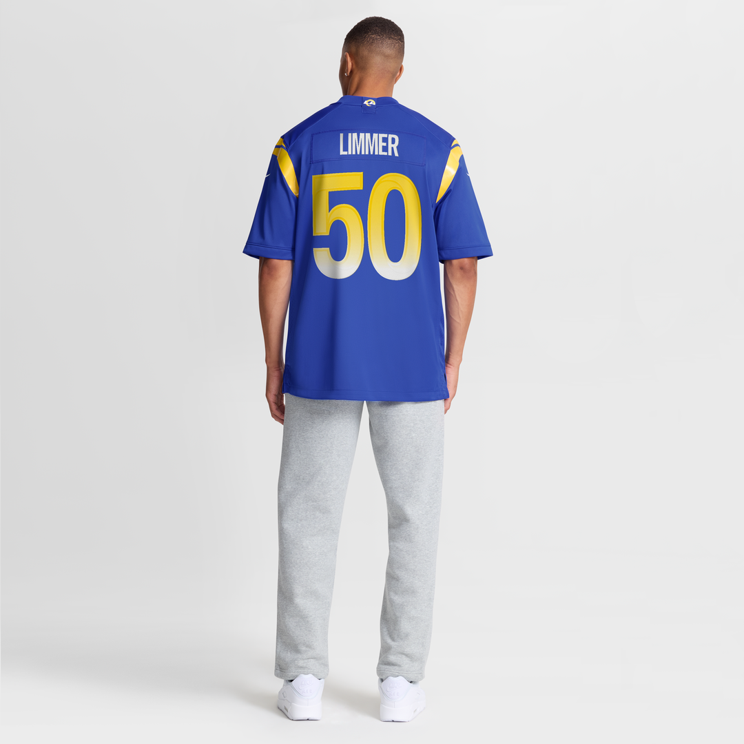 Los Angeles Rams Beaux Limmer Nike Royal Team Game Jersey