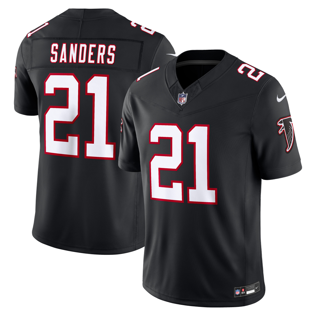 Atlanta Falcons Deion Sanders Nike Red Team Vapor F.U.S.E. Stitched Retired Limited Jersey
