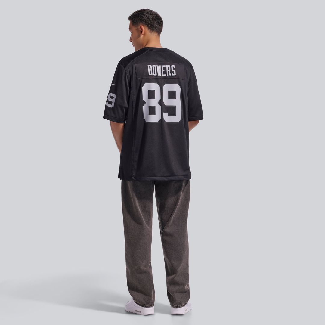 Las Vegas Raiders Brock Bowers Nike White Game Jersey