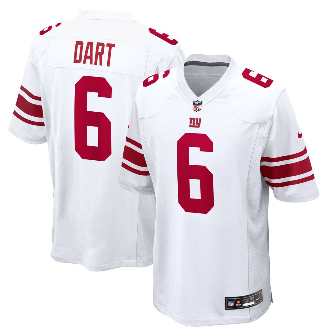 New York Giants Jaxson Dart Nike Royal Team Game Jersey