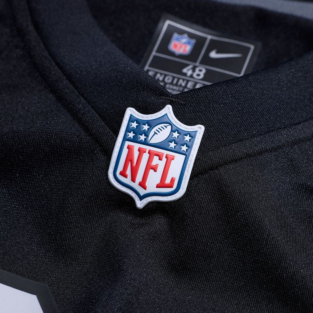 Las Vegas Raiders Number 1 Dad Nike Black Game Jersey