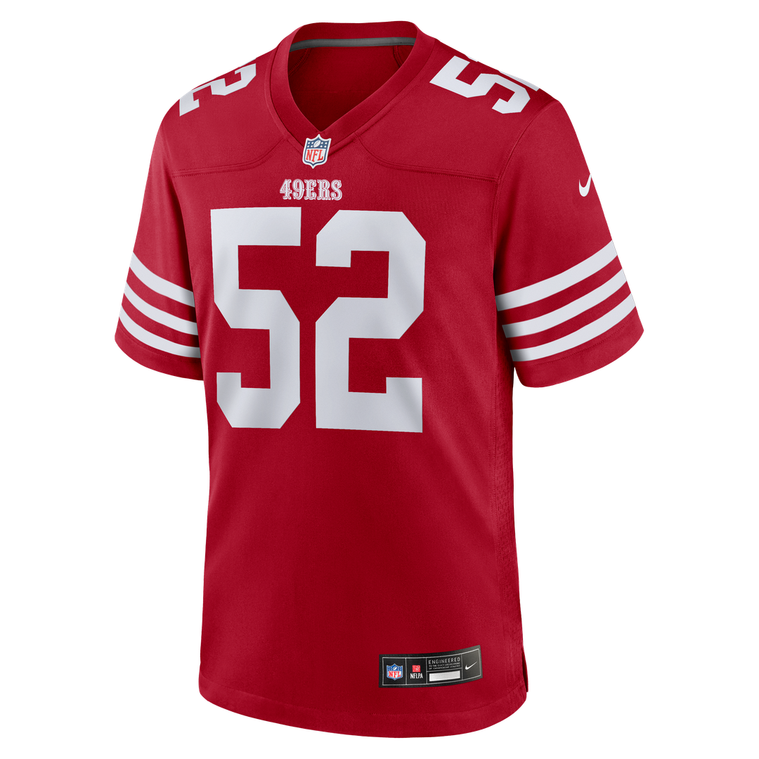 San Francisco 49ers Patrick Willis Nike Scarlet Retired Player Game Jersey