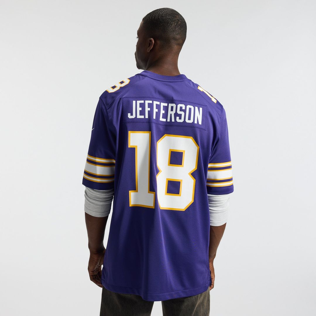 Minnesota Vikings Justin Jefferson Nike White Alternate Game Player Jersey