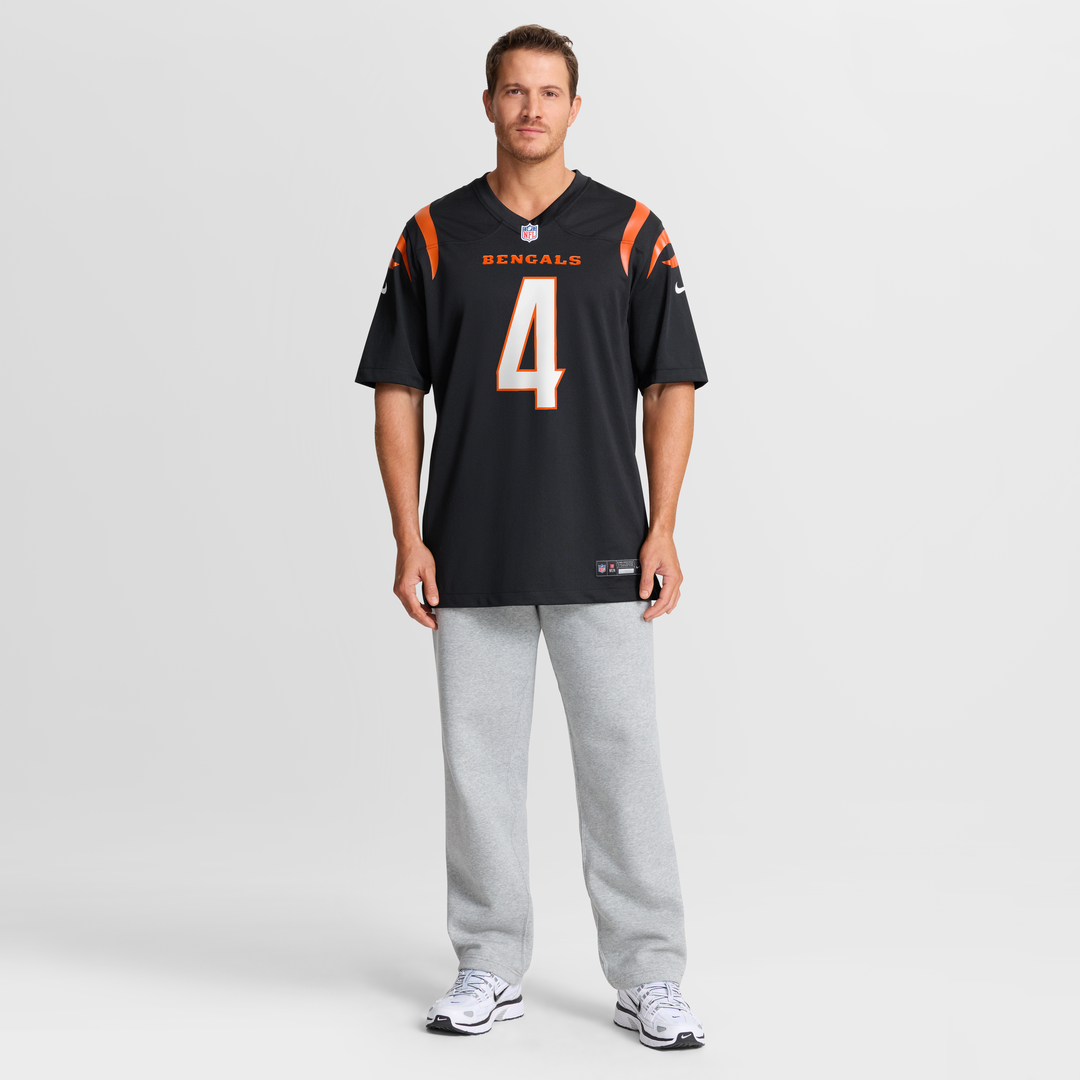 Cincinnati Bengals Sean Clifford Nike Black Team Game Jersey