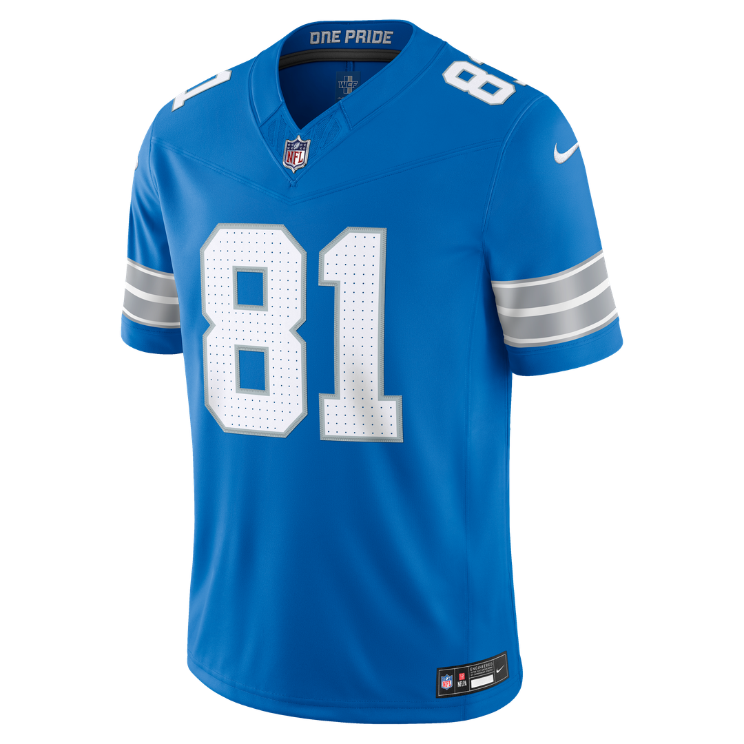 Detroit Lions Calvin Johnson Nike Black Alternate Vapor F.U.S.E. Stitched Retired Limited Jersey