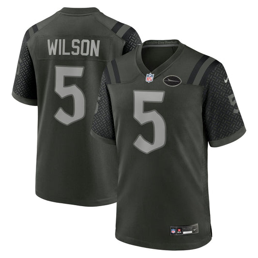 New York Jets Garrett Wilson Nike Green Rivalries Collection Game Jersey
