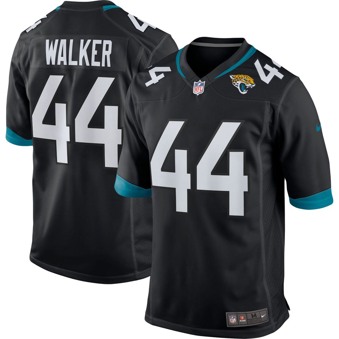 Jacksonville Jaguars Travon Walker Nike Teal Player Game Jersey