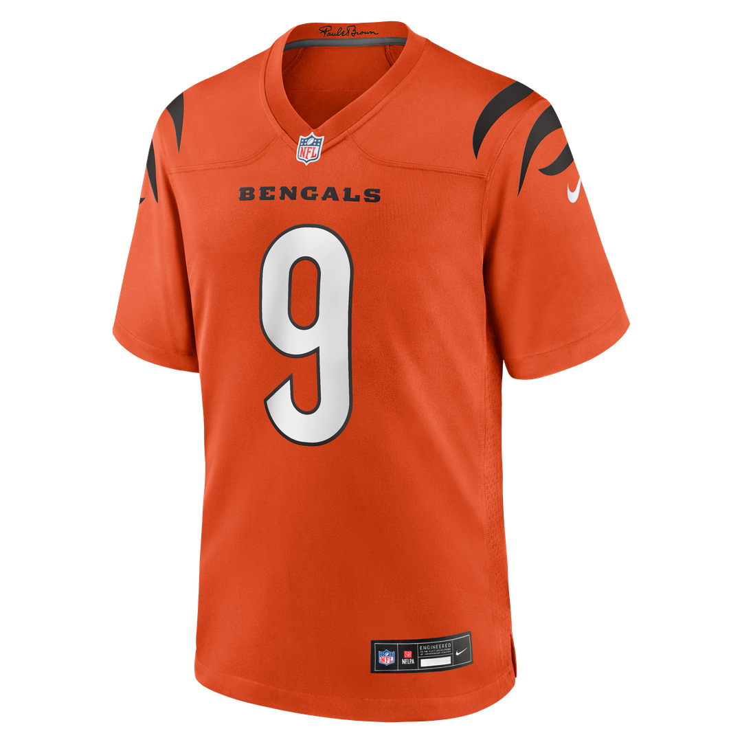 Cincinnati Bengals Joe Burrow Nike Black Player Game Jersey