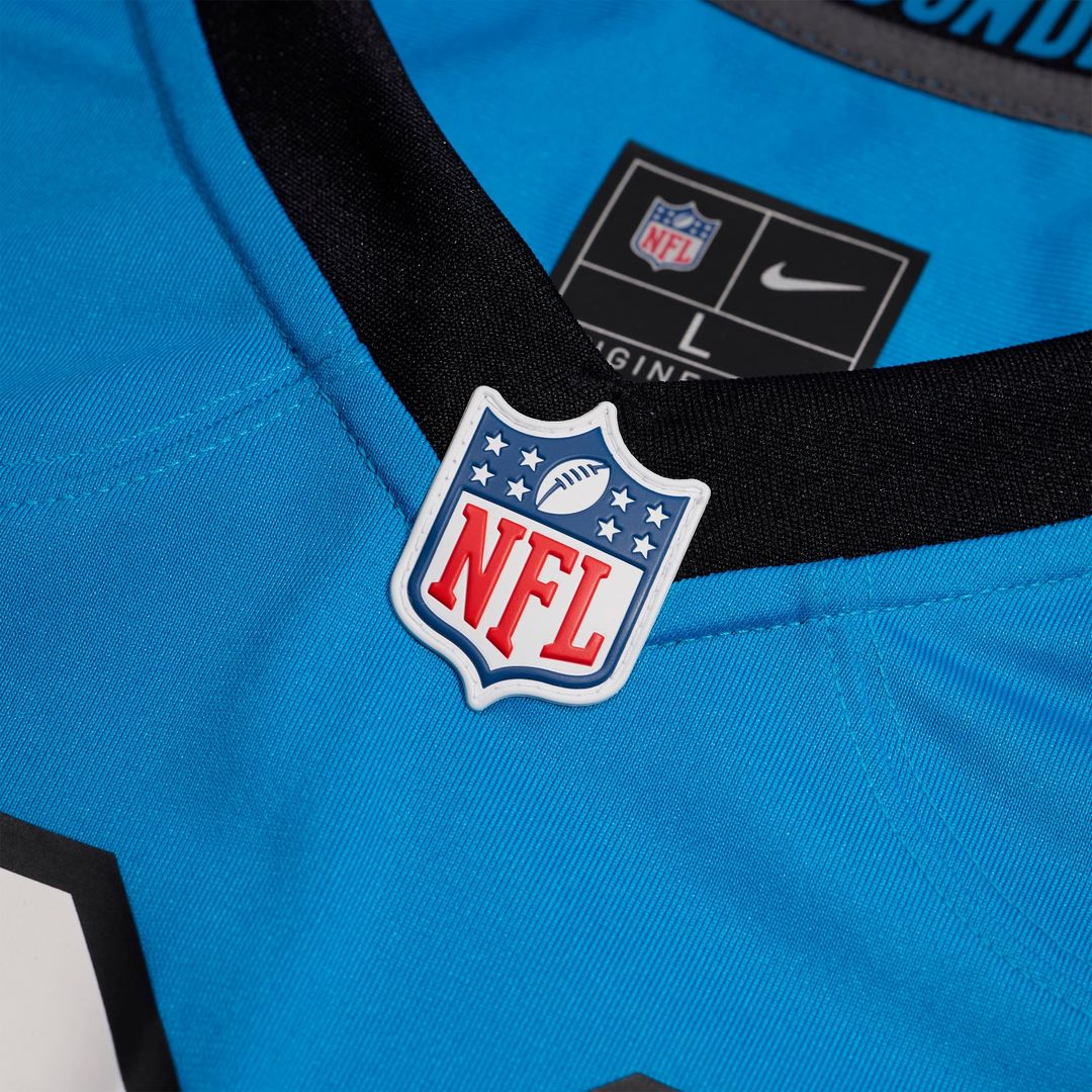 Carolina Panthers Chuba Hubbard Nike Black Team Game Jersey