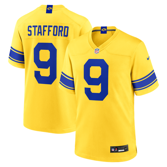 Los Angeles Rams Matthew Stafford Nike Classic Sol Game Jersey