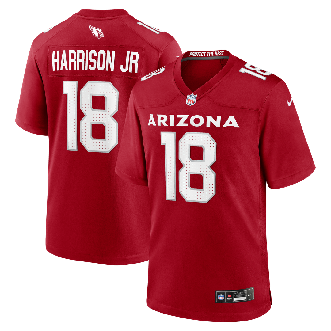 Arizona Cardinals Marvin Harrison Jr. Nike Cardinal Player Game Jersey