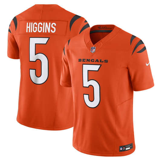 Cincinnati Bengals Tee Higgins Nike Orange Vapor F.U.S.E. Limited Jersey