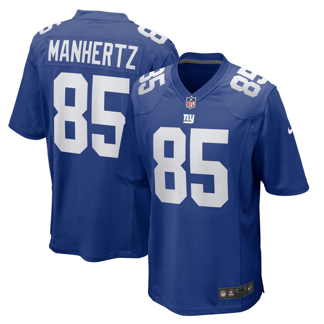 New York Giants Chris Manhertz Nike Royal Team Game Jersey