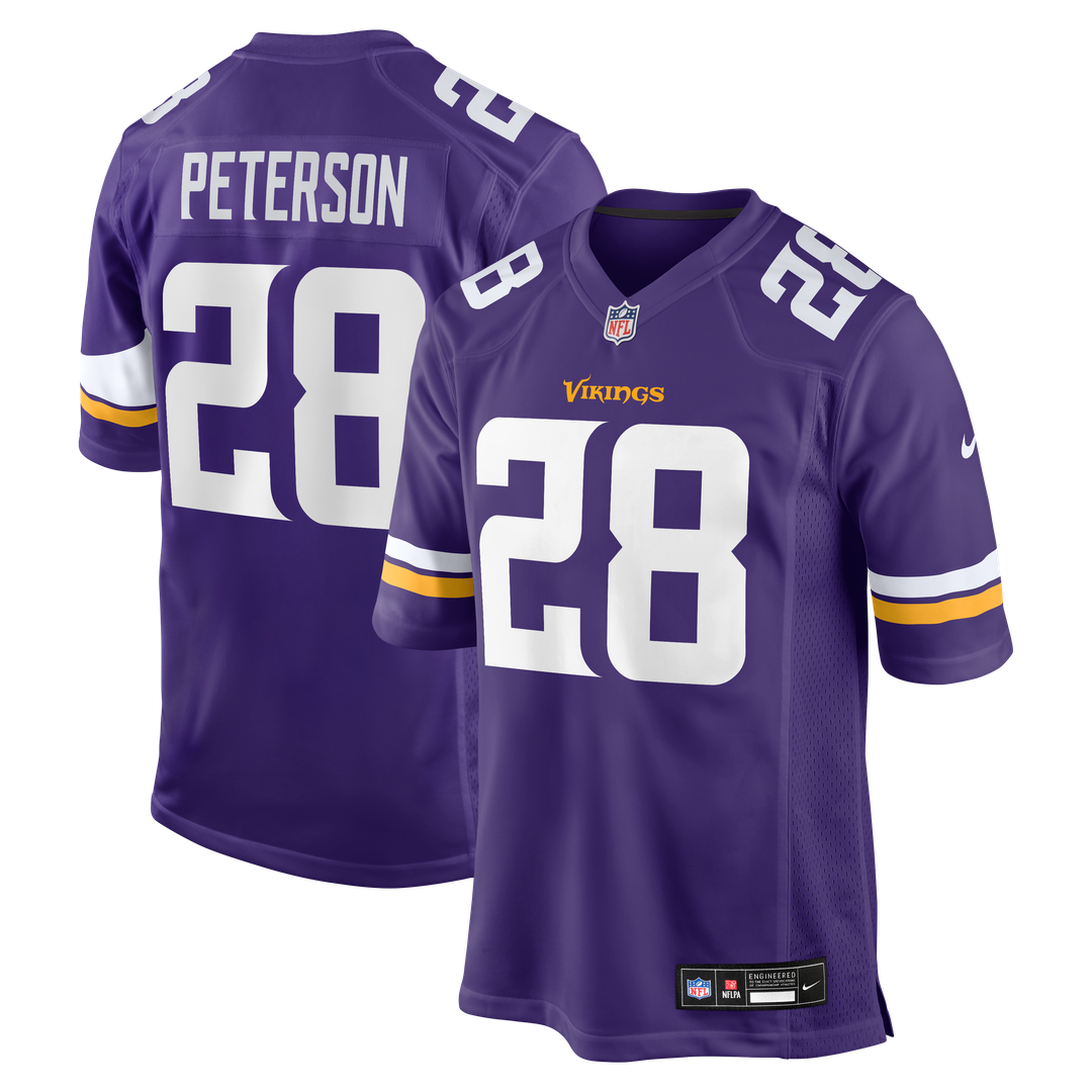 Minnesota Vikings Adrian Peterson Nike Purple Team Retired Game Jersey