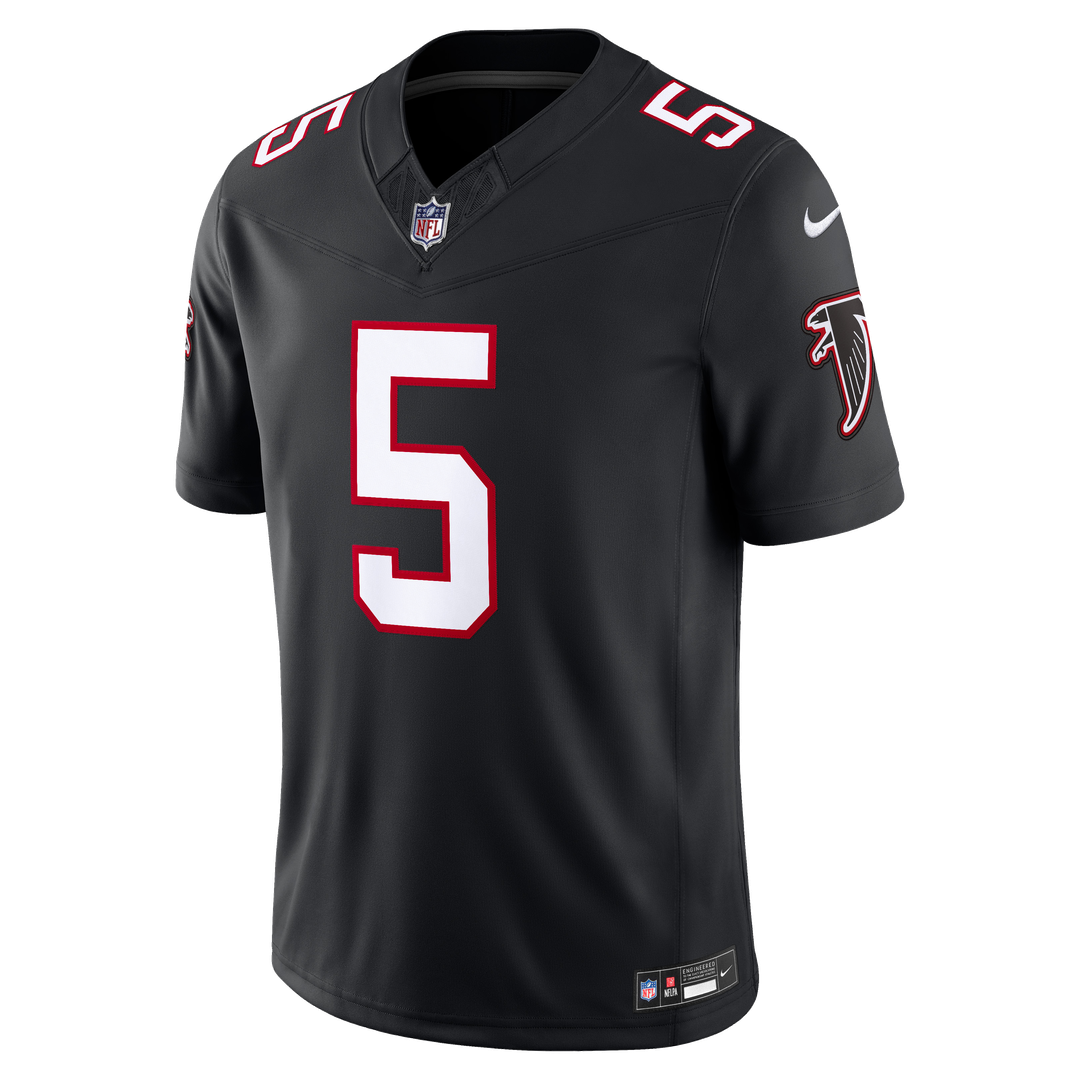 Atlanta Falcons Drake London Nike Black Alternate Throwback Vapor F.U.S.E. Stitched Limited Jersey