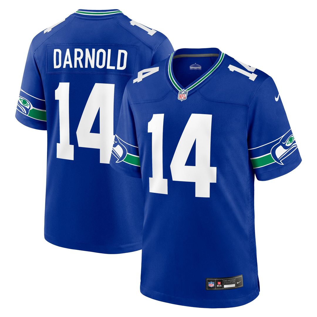 Seattle Seahawks Sam Darnold Nike White Game Jersey