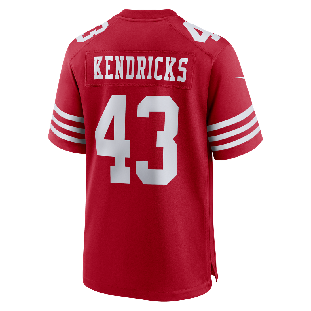 San Francisco 49ers Eric Kendricks Nike Scarlet Team Game Jersey