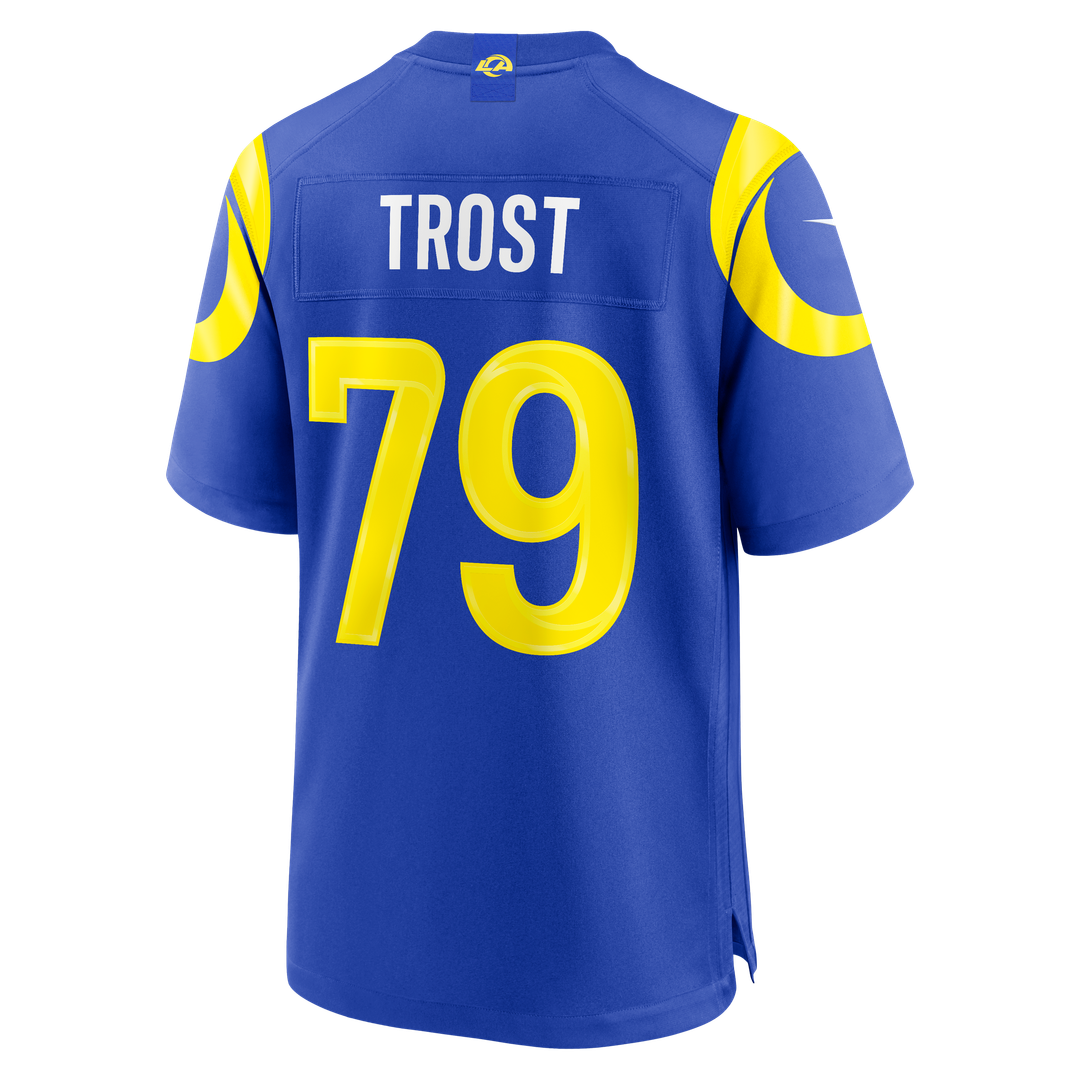 Los Angeles Rams Keagen Trost Nike Royal Team Game Jersey