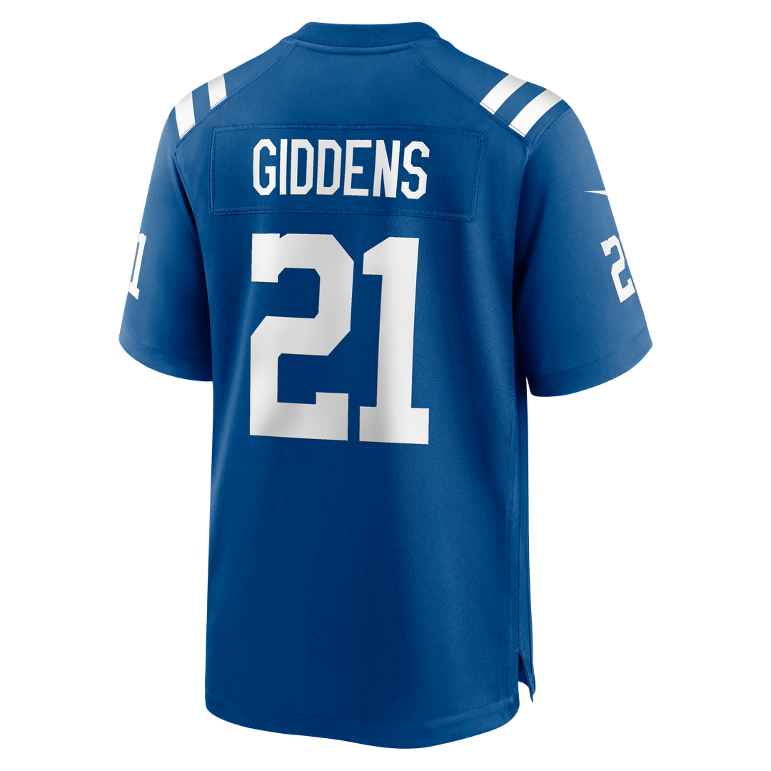 Indianapolis Colts DJ Giddens Nike Royal Team Game Jersey