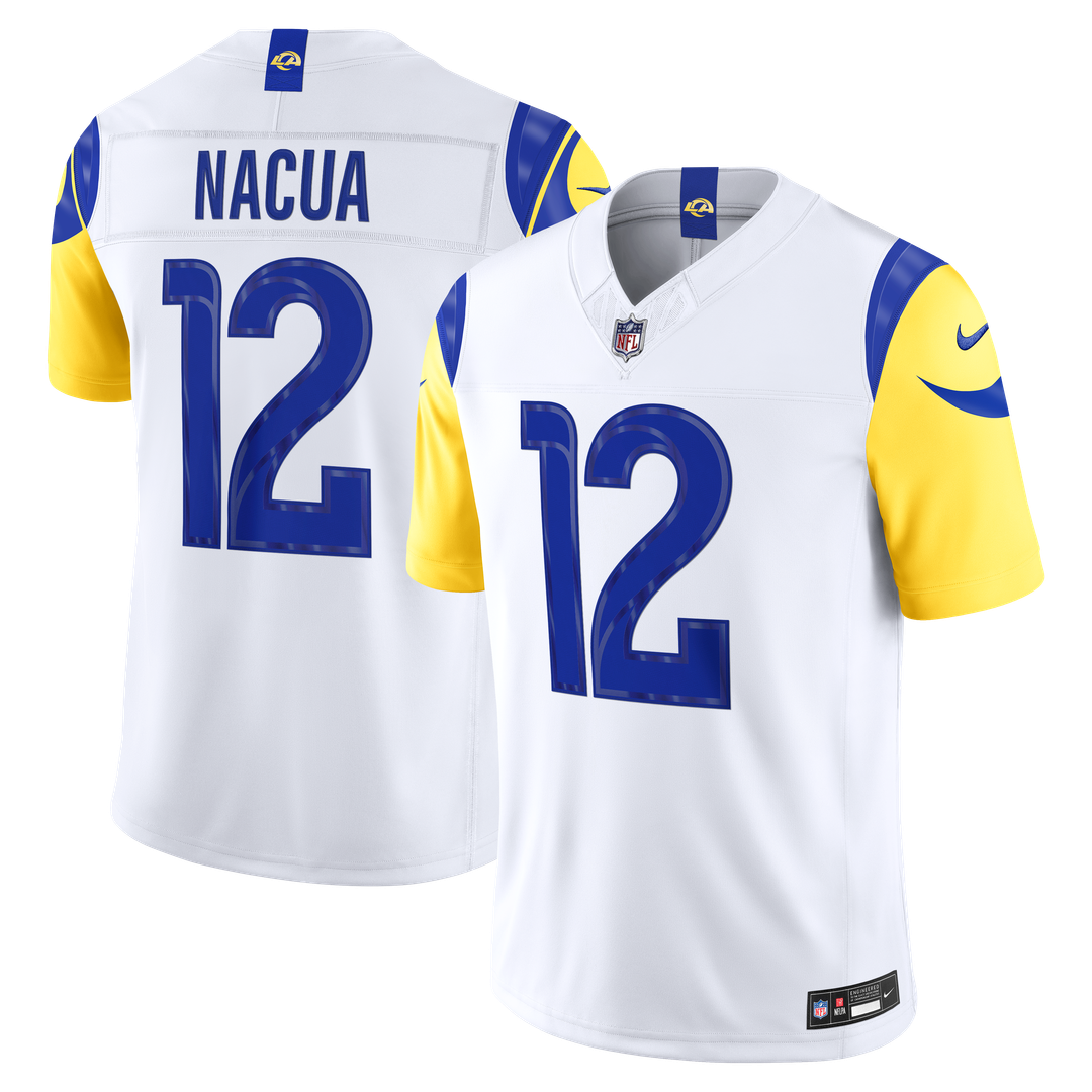 Los Angeles Rams Puka Nacua Nike Royal Team Vapor F.U.S.E. Stitched Limited Jersey